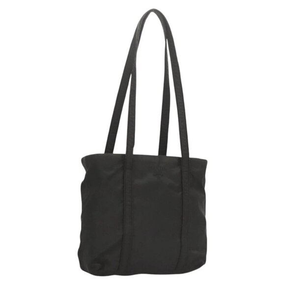 PRADA Shoulder Bag Nylon Black Silver Auth bs26020 - Picture 1 of 16